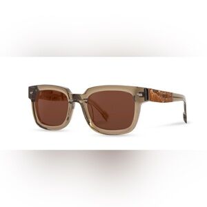 Shwood Buxton sage/mushroom polarized Sunglasses